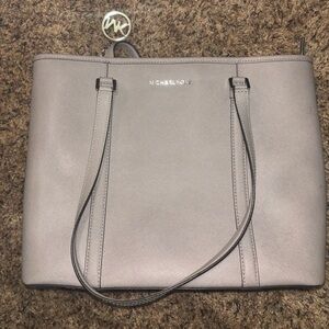 michael kors purse - Grey MK Purse